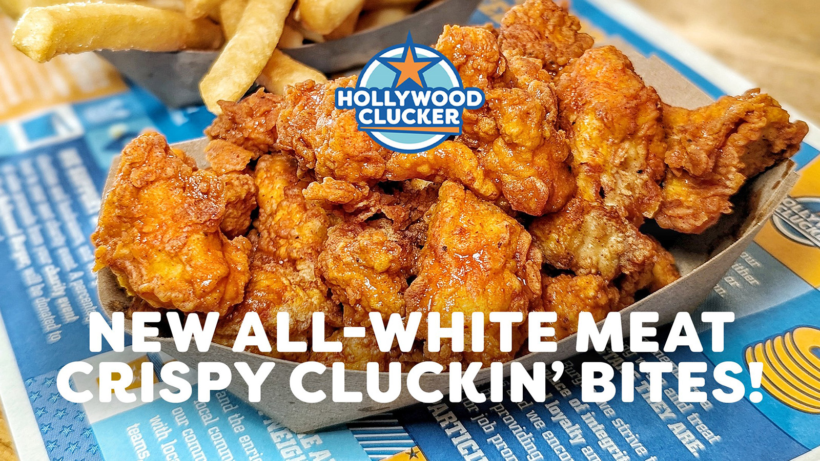 NEW all-white meat Crispy Cluckin' Bites!